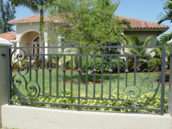 Wrought Iron Fence Designs