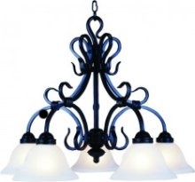 Black Wrought Iron Chandelier