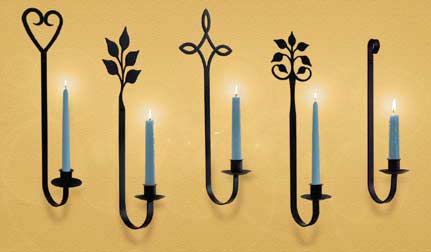 Wrought Iron Wall Candle Holders Designs