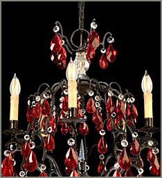 Wrought Iron Chandeliers