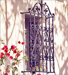 Wrought Iron Wall Grille