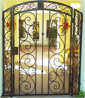 Wrought Iron Decorative Gate