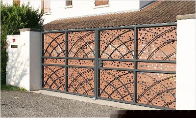 Wrought Iron Entrance Gate