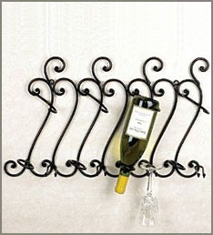  Hanging Wrought iron Rack