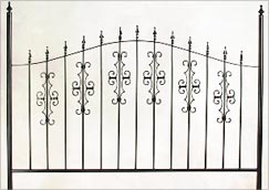 Wrought Iron Headboard