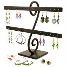 Wrought Iron Jewelry Stand