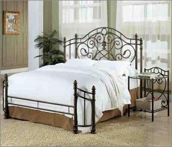 Modern Wrought Iron Bed Design