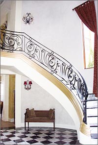 Wrought Iron Staircase Design
