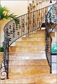 Wrought Iron Staircase