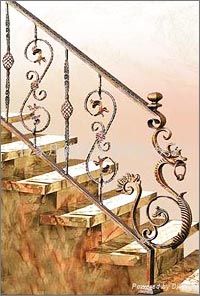 Wrought Iron Staircase Designs