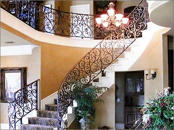 Wrought Iron Staircase Designs