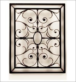 Traditional Wrought Iron Panel