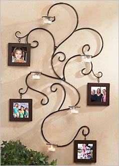 Wrought iron wall hanging