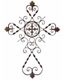 Wrought Iron Cross