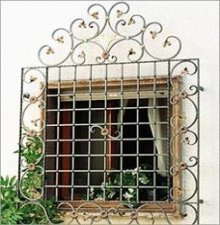 Wrought Iron Window Grill Design