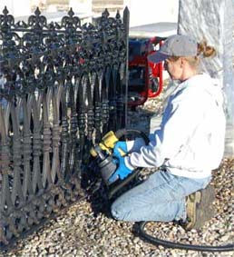Painting Wrought Iron Fence