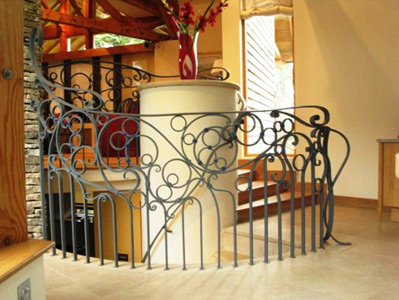 Interior Wrought Iron Handrails