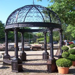 Wrought Iron Gazebo Design