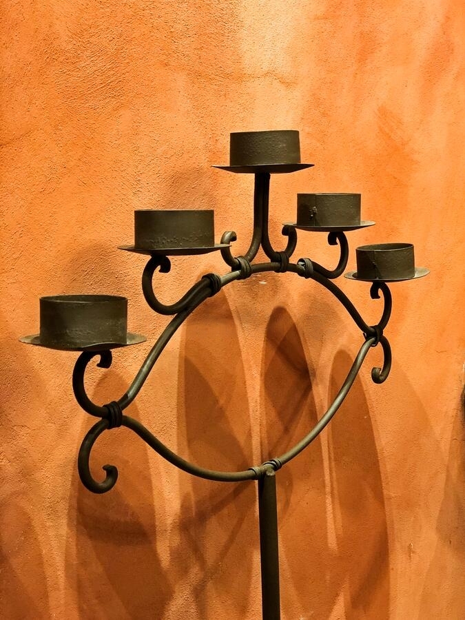 Wrought Iron Candelabras