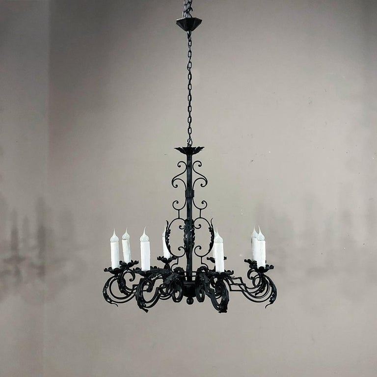 Wrought Iron Chandeliers