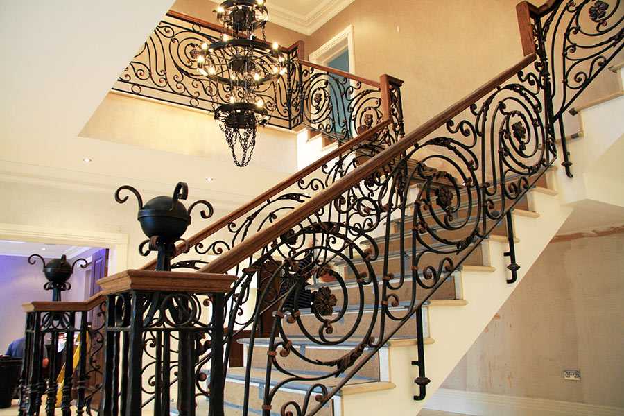 Wrought Iron Iron Staircase